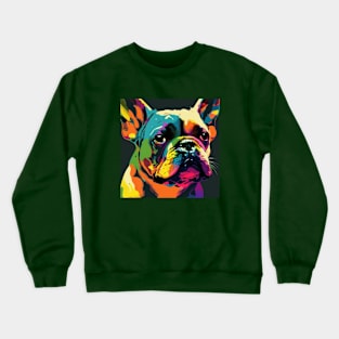 Pop Art French Bulldog Crewneck Sweatshirt